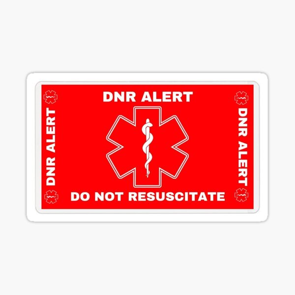 Item preview, Medical Alert DNR Do not resuscitate designed and sold by Tinosheart.