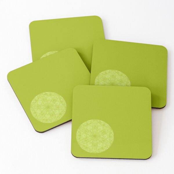 Item preview, Flower of Life Color Palette Mandalas : 14 - Lime Peel designed and sold by SonoSonoStudio.