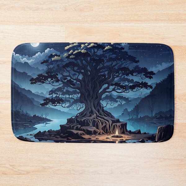 Item preview, Banyan Tree Landscape Art designed and sold by MotleyPlay.