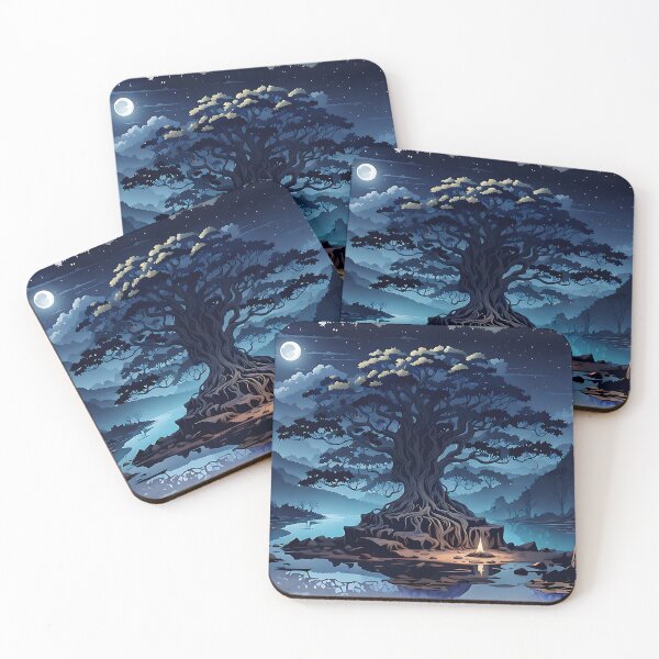 Item preview, Banyan Tree Landscape Art designed and sold by MotleyPlay.