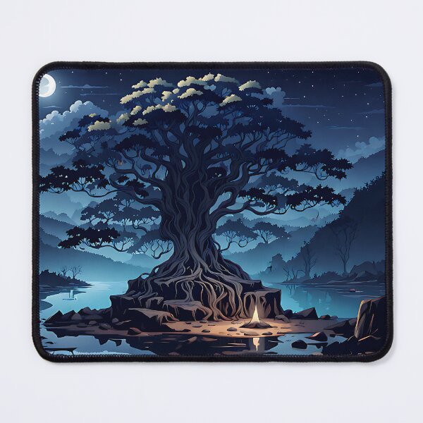 Item preview, Banyan Tree Landscape Art designed and sold by MotleyPlay.