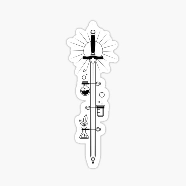 Item preview, Subject swords - chemistry  designed and sold by FineHades.