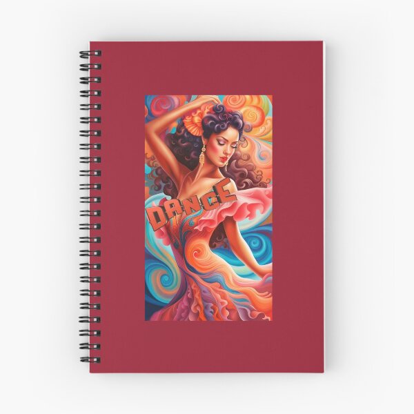 Item preview, Dance! A woman dancing passionately in a multi-colored ruffled dress! designed and sold by Creativesphotos.