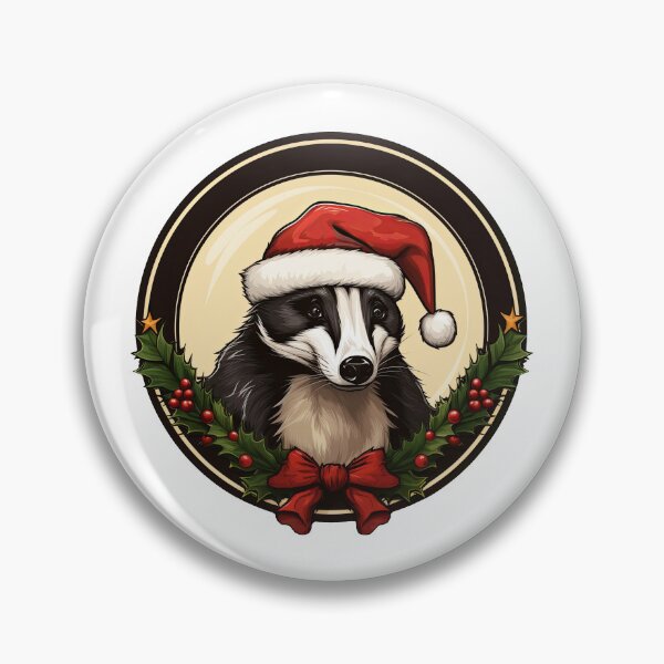 Item preview, Christmas badgers designed and sold by Soulskier.