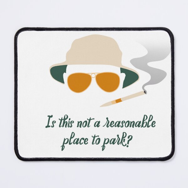 Item preview, Fear and Loathing "Reasonable Parking" designed and sold by SociallyRemoved.