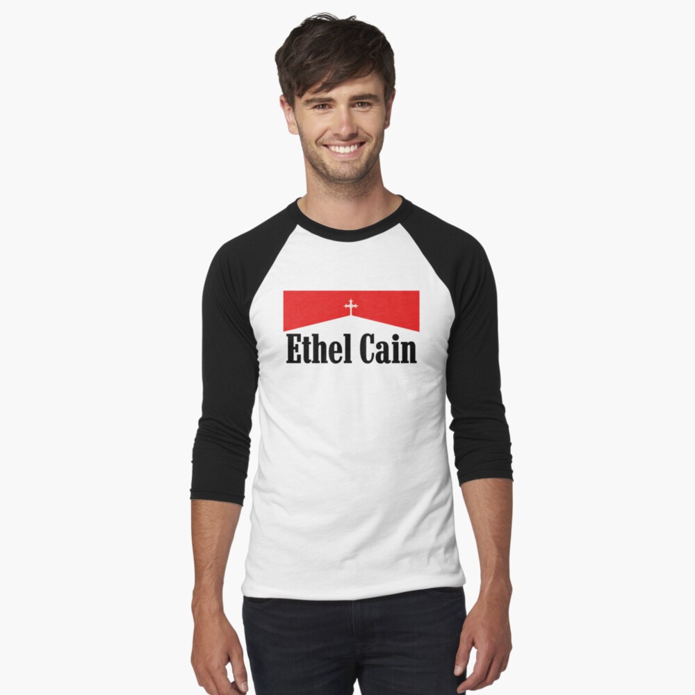 Vista previa del artículo con la obra «Camiseta ¾ estilo béisbol», diseñado y vendido por fandemonium.