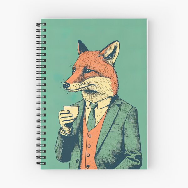 Item preview, A Proper Cuppa with Mr. Fox designed and sold by Retro Type.