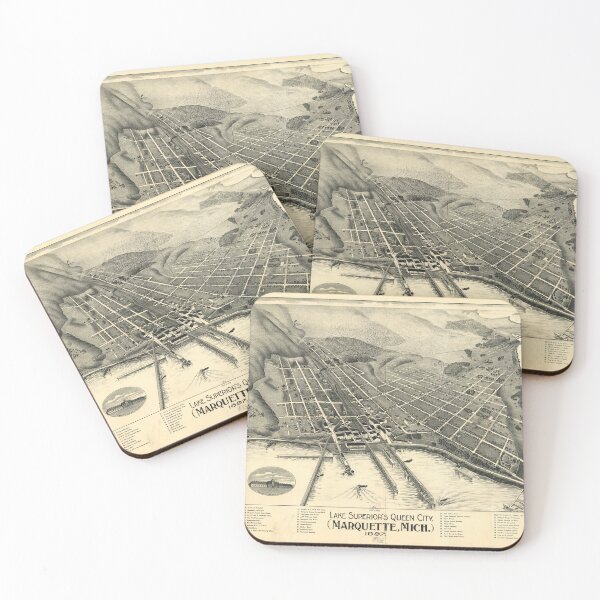Item preview, Marquette, Michigan (1897) designed and sold by allhistory.