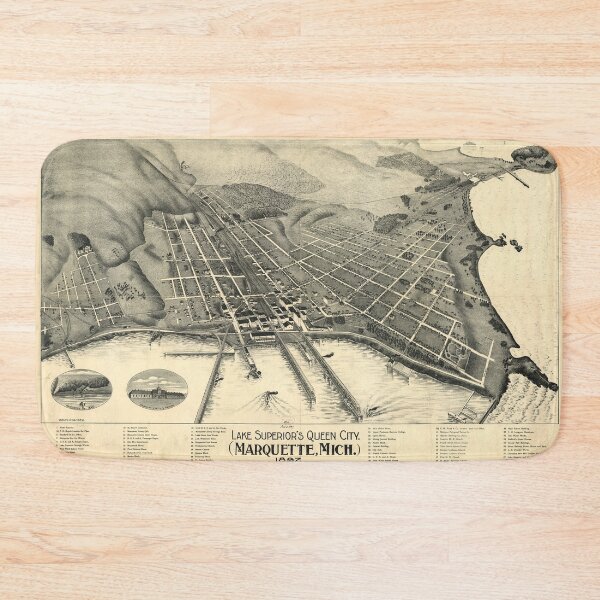 Item preview, Marquette, Michigan (1897) designed and sold by allhistory.