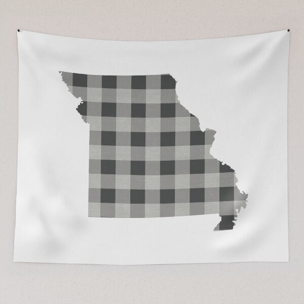 Item preview, Missouri Plaid in Gray designed and sold by Maren Misner.