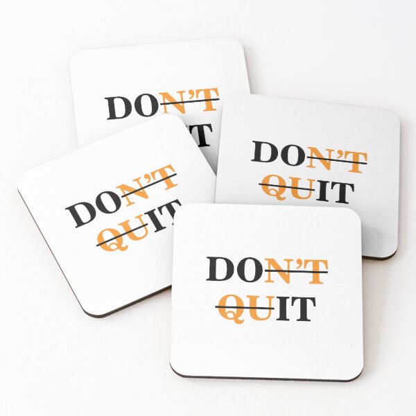 Item preview, Don't quit designed and sold by Joel-QO.