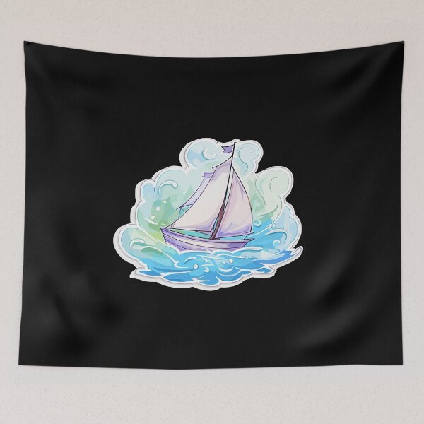 Item preview, Sailboat - Illustration designed and sold by MrERNST.