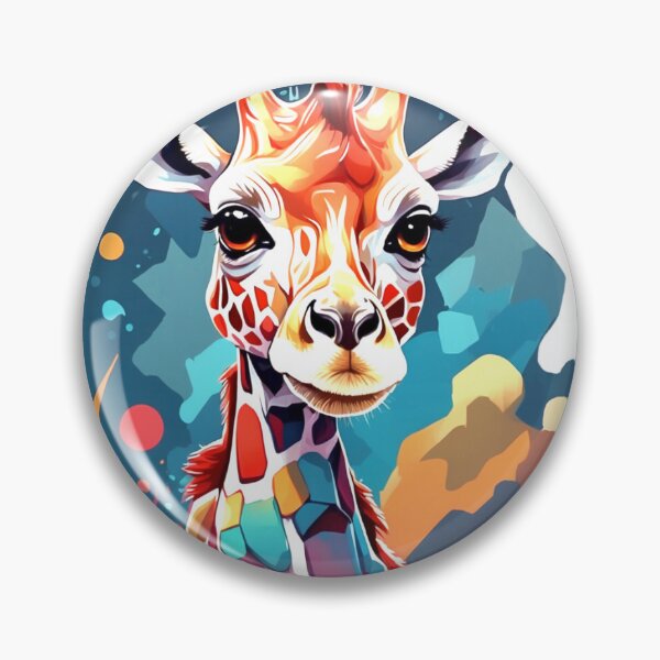 Item preview, Colorful Giraffe Illustration designed and sold by solaris999.