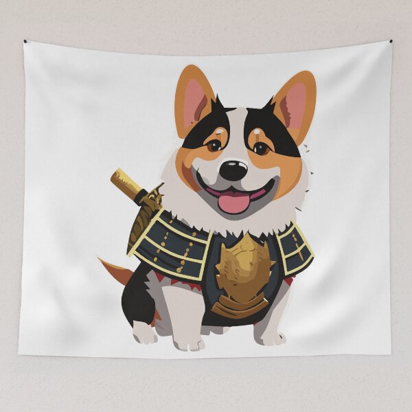 Item preview, Samurai Corgi designed and sold by Corgi-at-night.