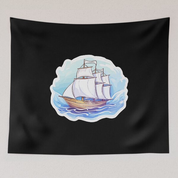 Item preview, Sailboat - Illustration designed and sold by MrERNST.