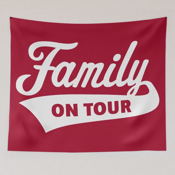 Item preview, Family On Tour (Family Vacation / White) designed and sold by MrFaulbaum.