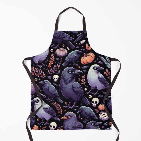 Item preview, Ravens Illustration Pattern designed and sold by DoggoTankDesign.