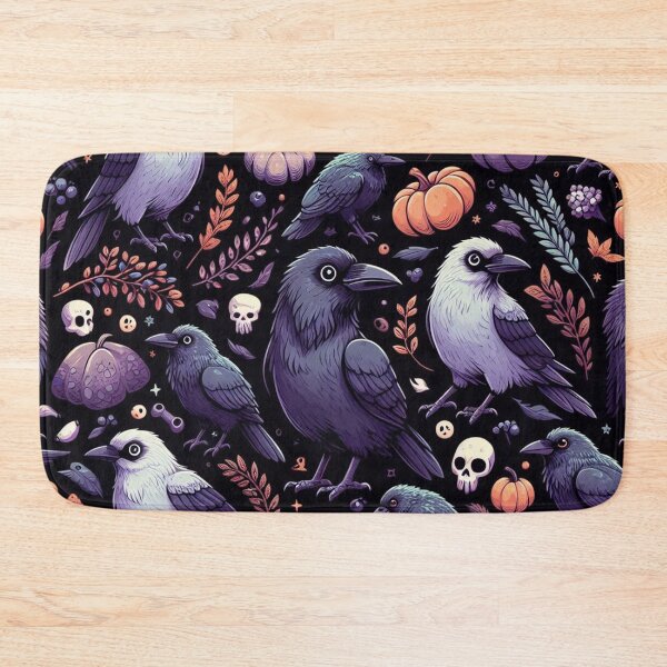Item preview, Ravens Illustration Pattern designed and sold by DoggoTankDesign.