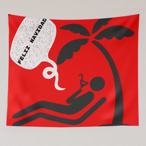 Item preview, Feliz Navidad stickman  designed and sold by Tom O Gotchi.