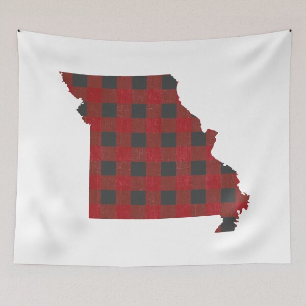 Item preview, Missouri Plaid in Red  designed and sold by Maren Misner.