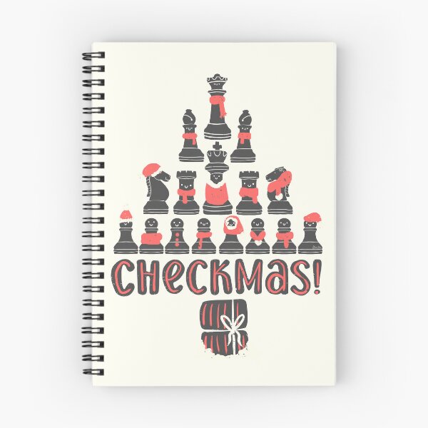 Item preview, Festive Checkmate Chess Pieces Christmas Gift black Santas - Unique Checkmas Holiday Season Apparel and Decor designed and sold by MaddaMom.