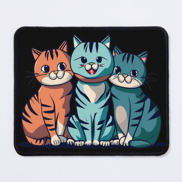 Aperçu de l'œuvre Visages de chat assortis créée et vendue par NNisu.