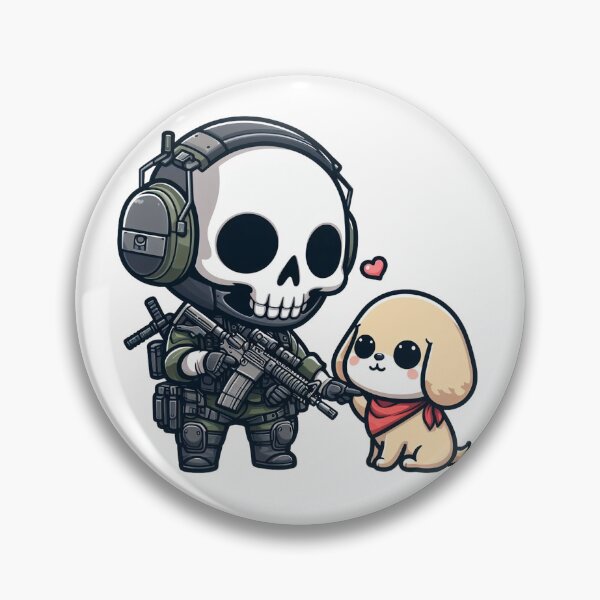Item preview, Cute skeleton in tactical gear with puppy designed and sold by Wxjtecki.