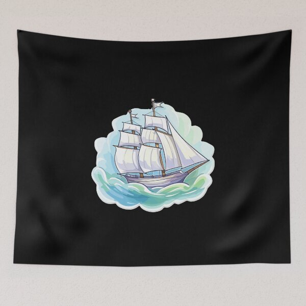 Item preview, Sailboat - Illustration designed and sold by MrERNST.
