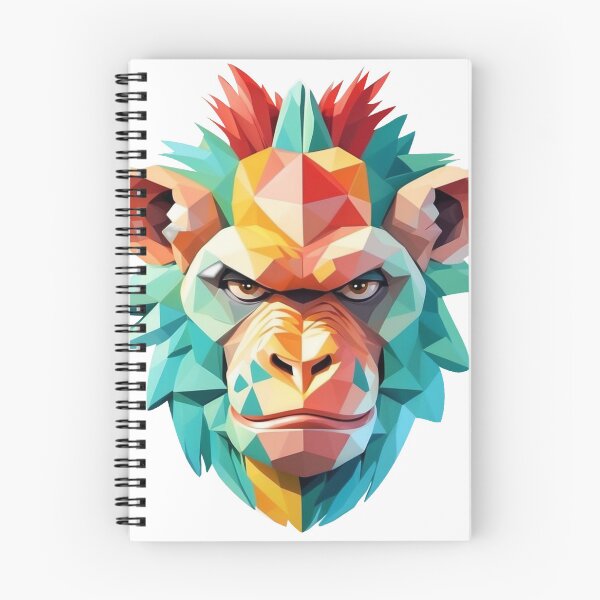 Item preview, Copy of Colorful Gorilla Portrait Illustration designed and sold by solaris999.