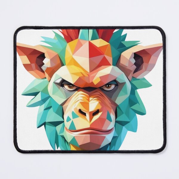 Item preview, Copy of Colorful Gorilla Portrait Illustration designed and sold by solaris999.