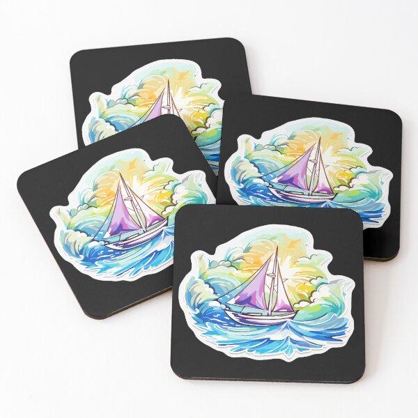 Aperçu de l'œuvre Sailboat - Illustration créée et vendue par MrERNST.