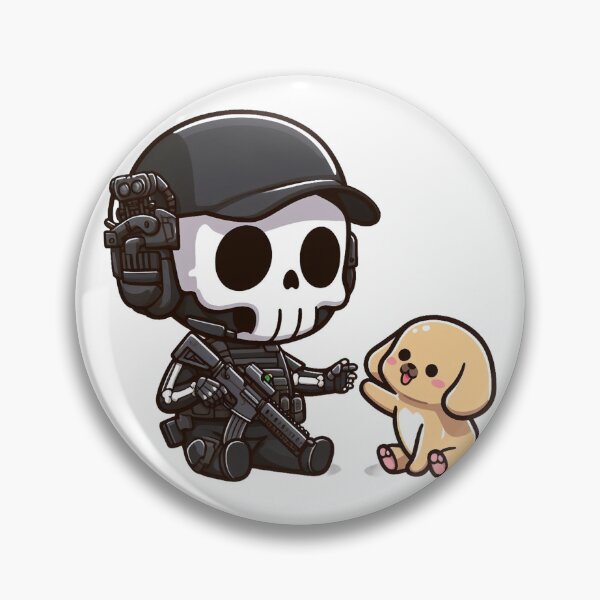 Item preview, Cute skeleton in tactical gear with puppy designed and sold by Wxjtecki.
