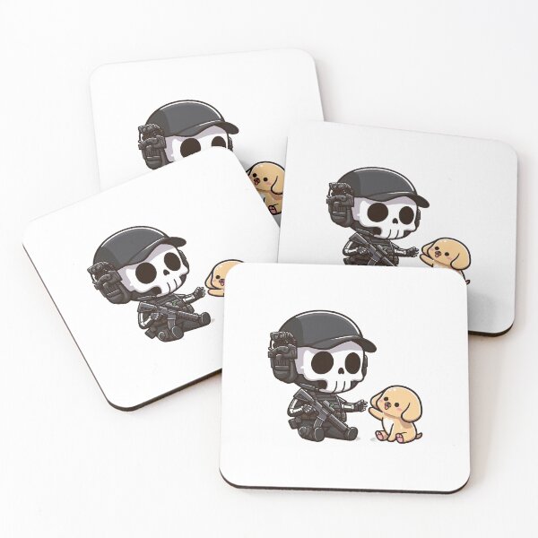 Item preview, Cute skeleton in tactical gear with puppy designed and sold by Wxjtecki.