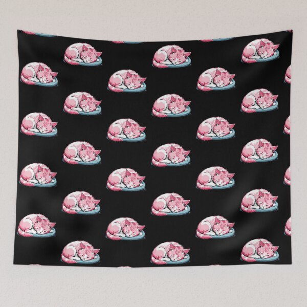 Item preview, Fluffy Kitty sleeping designed and sold by Catophile.