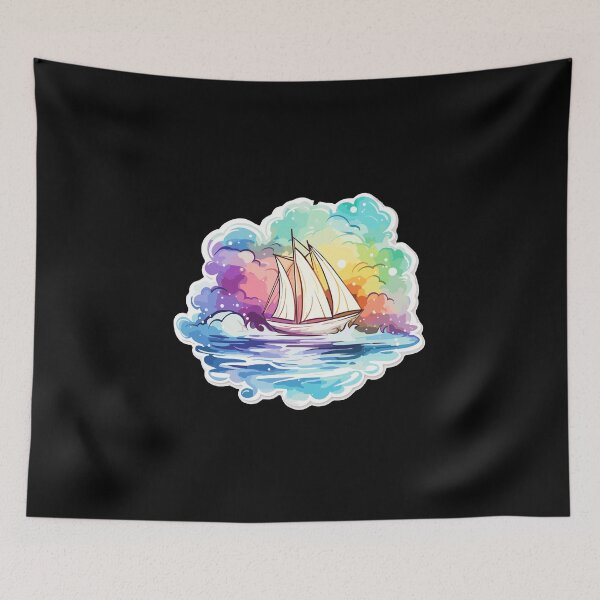 Item preview, Sailboat - Illustration designed and sold by MrERNST.