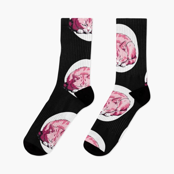 Item preview, Aesthetic Pink Tabby relaxing designed and sold by Catophile.