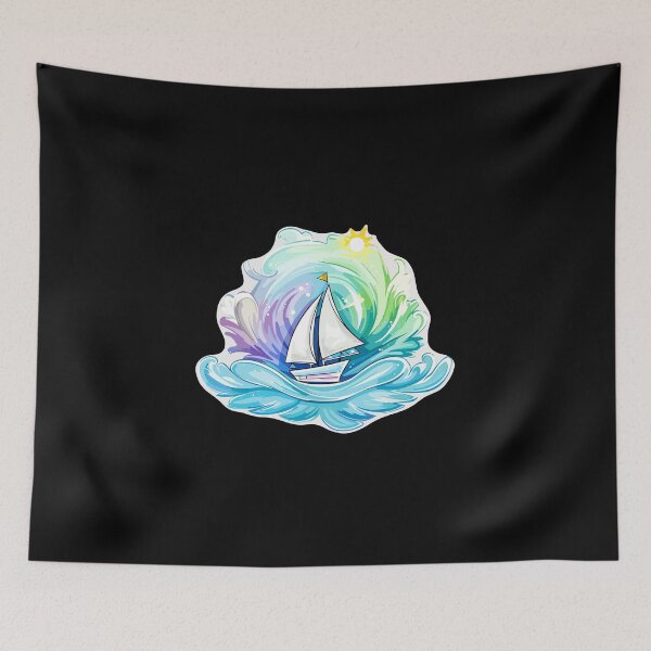 Item preview, Sailboat - Illustration designed and sold by MrERNST.