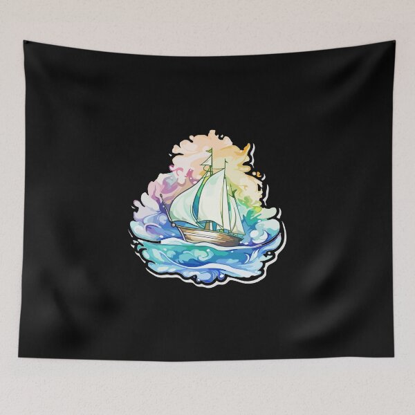 Item preview, Sailboat - Illustration designed and sold by MrERNST.