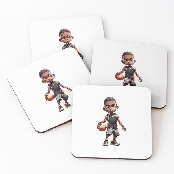Item preview, Streetball Player Team Black Man Cartoon NBA Character fan designed and sold by artesis.