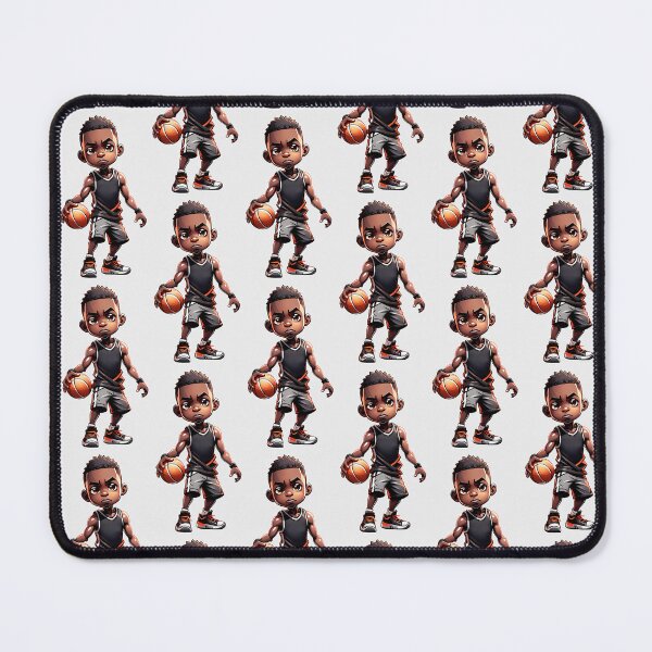 Item preview, Streetball Player Team Black Man Cartoon NBA Character fan designed and sold by artesis.