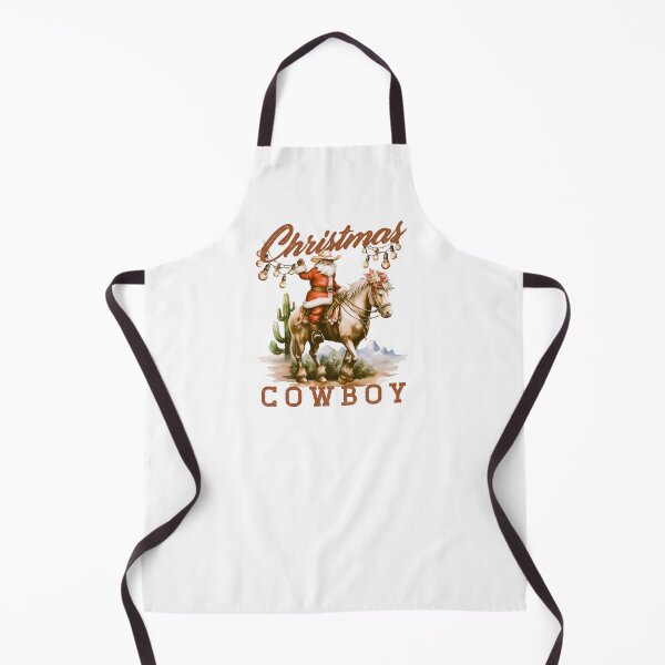 Item preview, Vintage Christmas Cowboy Santa designed and sold by TeesFashion.