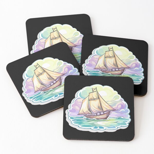 Aperçu de l'œuvre Sailboat - Illustration créée et vendue par MrERNST.