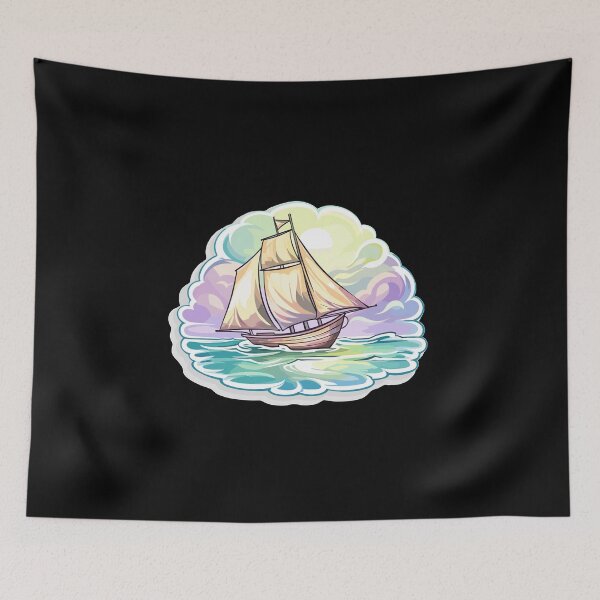 Item preview, Sailboat - Illustration designed and sold by MrERNST.