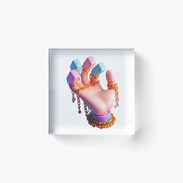 Item preview, Hand with GOD Plaques  designed and sold by Glariix.