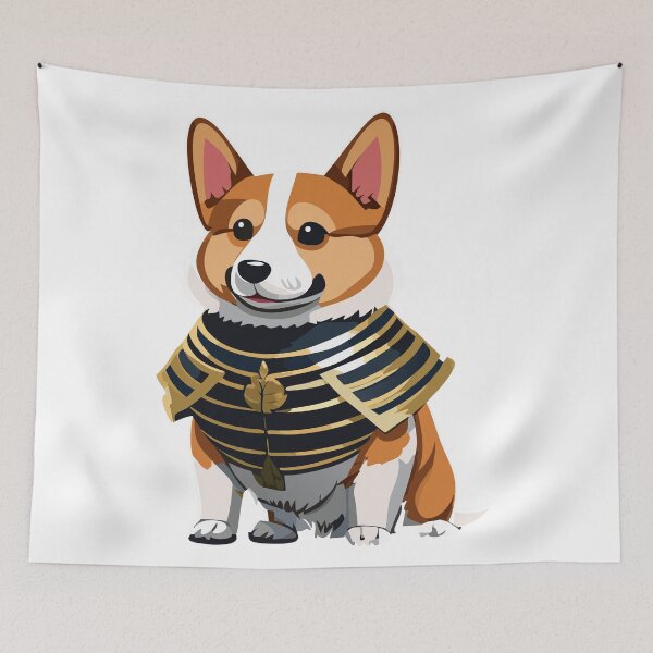 Item preview, Corgi The Warrior designed and sold by Corgi-at-night.