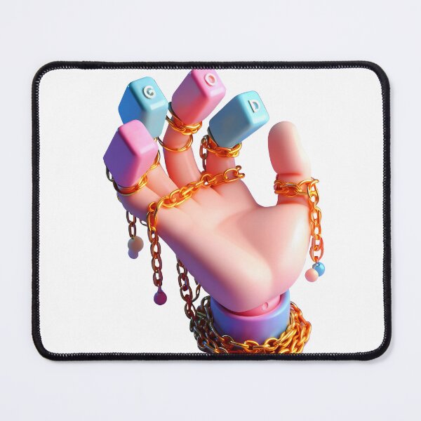 Item preview, Hand with GOD Plaques  designed and sold by Glariix.