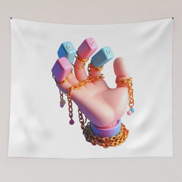 Item preview, Hand with GOD Plaques  designed and sold by Glariix.