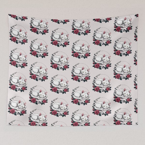 Item preview, Cute White Kitty designed and sold by Catophile.