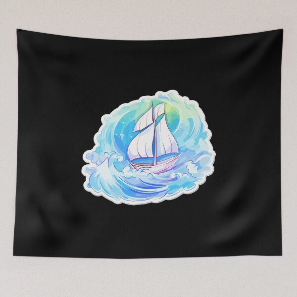 Item preview, Sailboat - Illustration designed and sold by MrERNST.