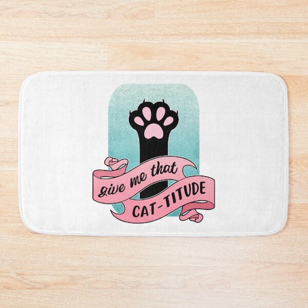 Item preview, Give Me That Cattitude Cat Paw Cat Pun designed and sold by ObsidianDaz.